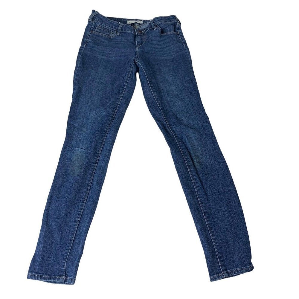 Bullhead Women's  Midrise Skinniest Blue Jeans Size 26 - Stains On Knees​​​​​
